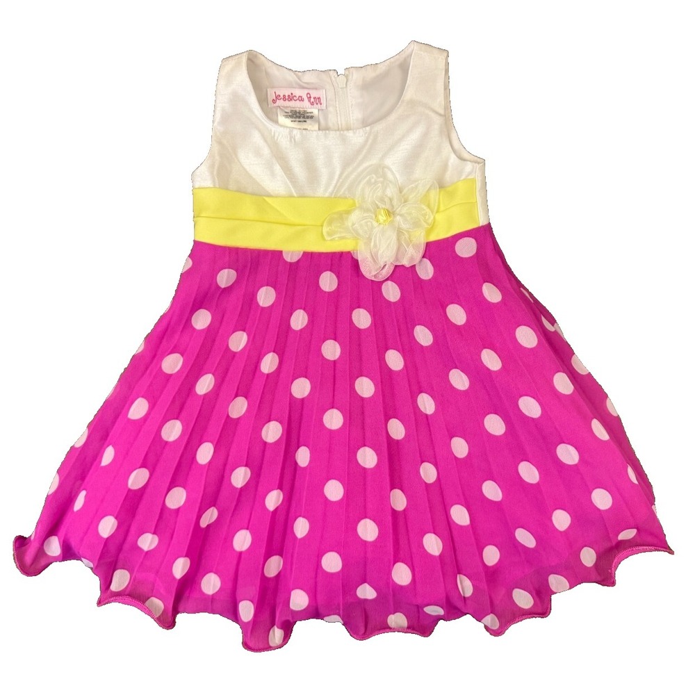 Jessica Ann‎ Baby Girl Dress 18 Months Spring Summer Easter Clothes Outfit Pink